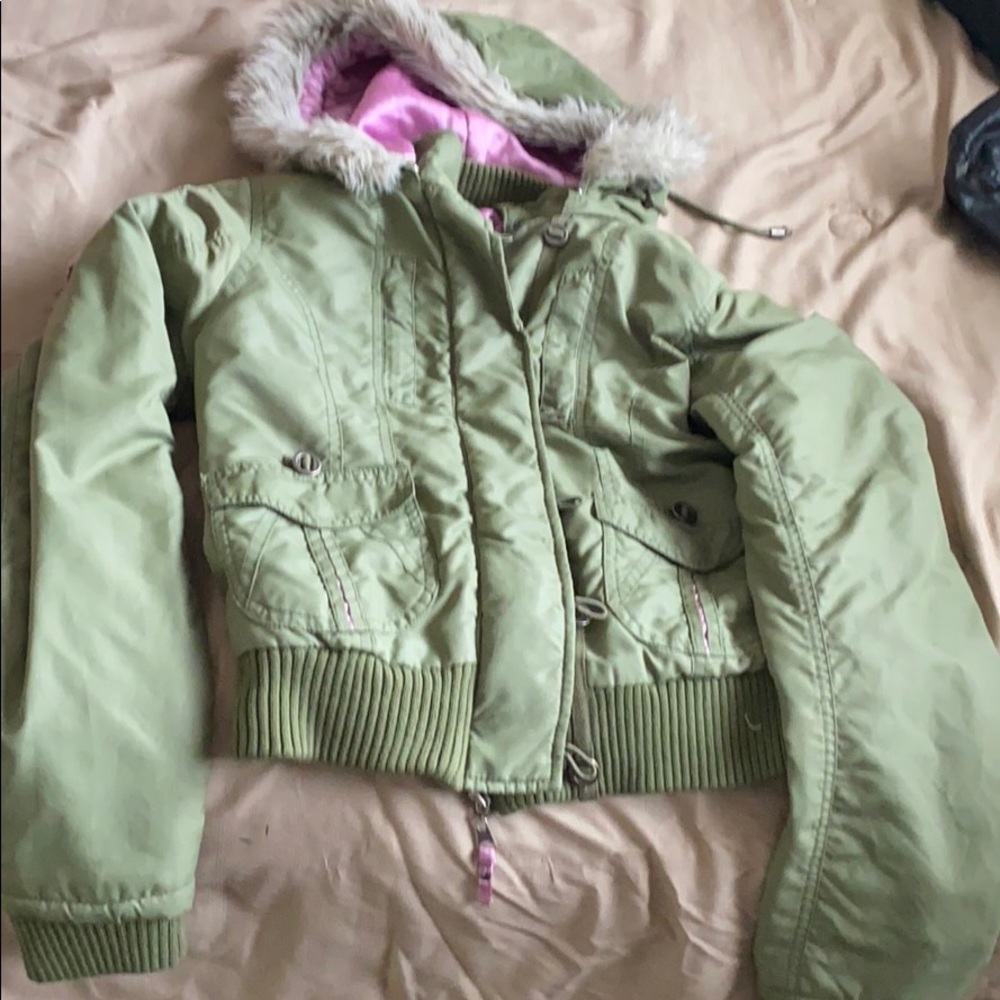 A jacket is it’s cold and raining